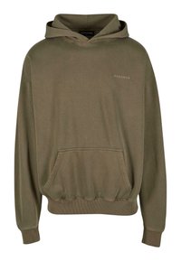 LOGO OVERSIZED  - Felpa con cappuccio - vintage faded olive