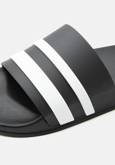 GCDS ESSENTIALS LOGO SLIDE UNISEX - Μιουλ - black