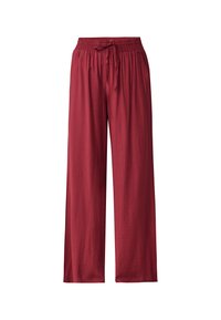 Mexx FLUENT WIDE LEG - Tygbyxor - wine red