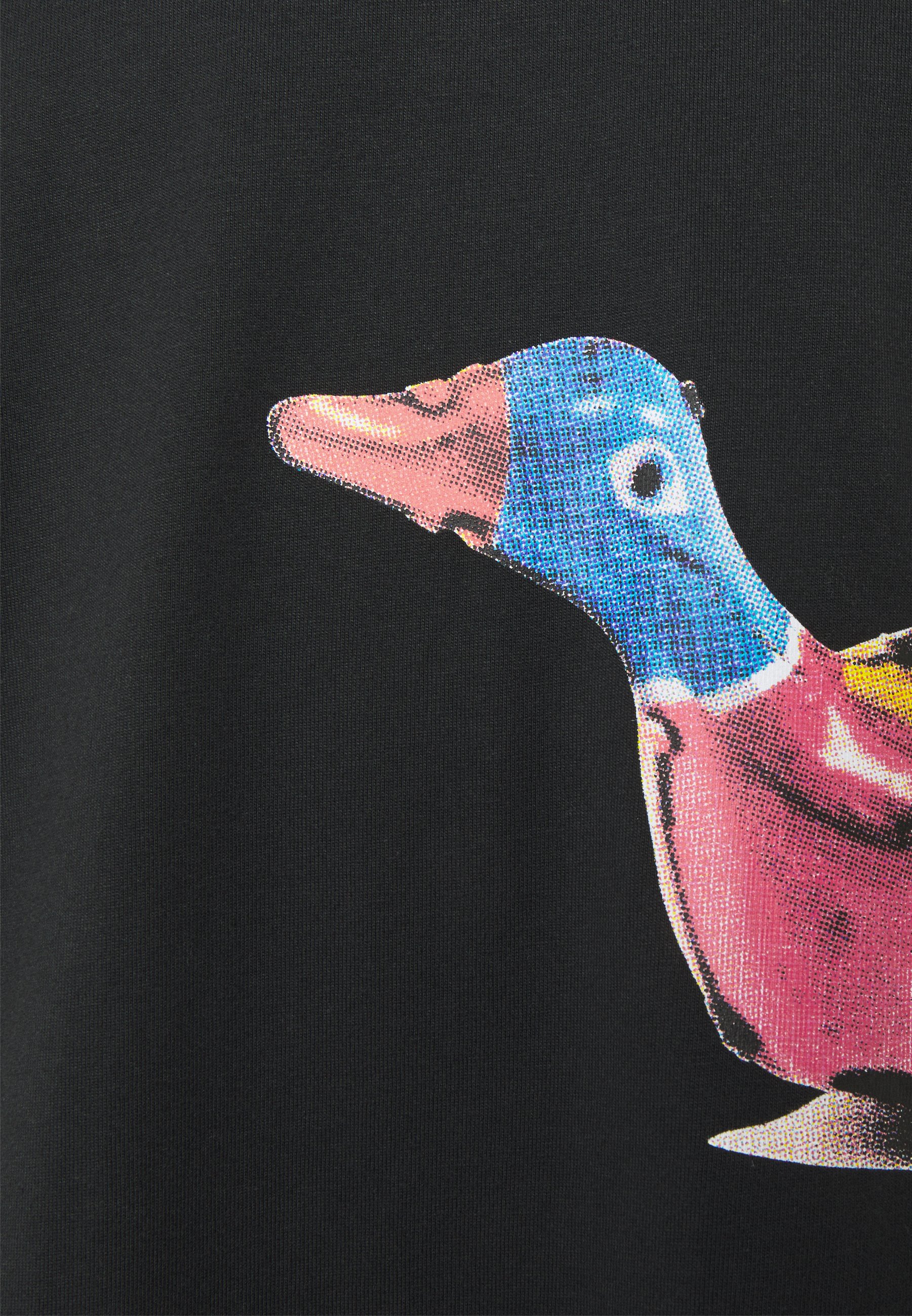 Nike SB DUCK TEE UNISEX - T-shirt med print - black/svart - Zalando.se