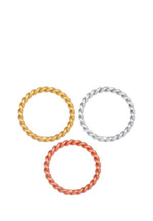 3 PACK - Ringe - silberfarben