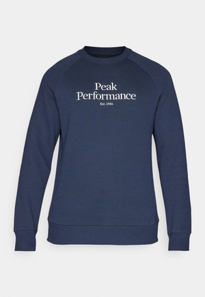 Peak Performance ORIGINAL CREW - Collegepaita - blue shadow/offwhite