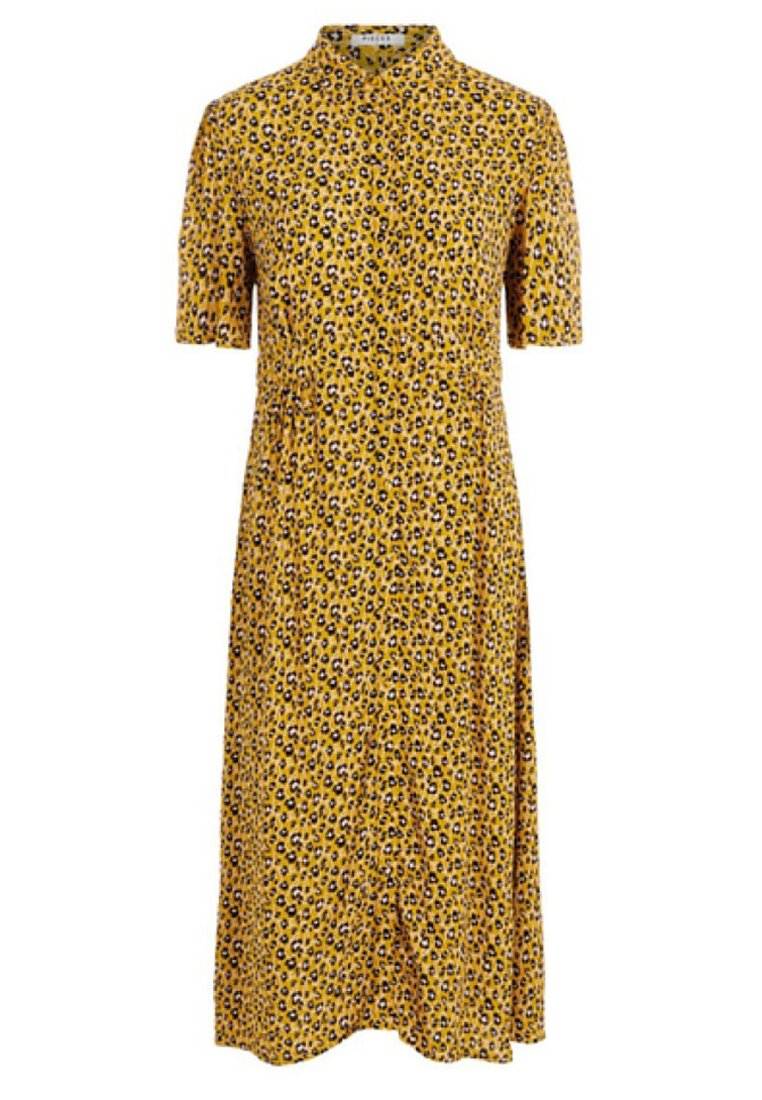 Pieces Blousejurk geel