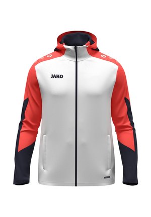 JAKO, Felpa con zip - weiss