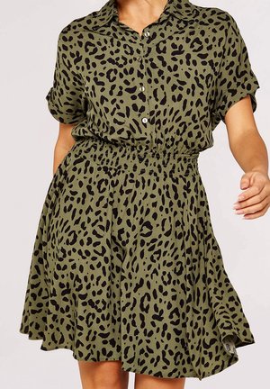 Robe chemise - khaki