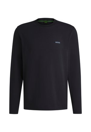 BOSS Long sleeved top - dark blue