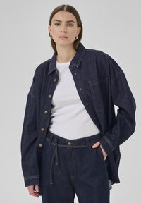 My Essential Wardrobe MALO - Kort kappa / rock - dark blue un wash