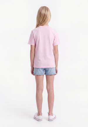 adidas Performance TEE JUNIOR UNISEX - Αθλητικό μπλουζάκι - clear pink/white