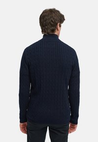 Kronstadt CABLE HALF-ZIP - Maglione - sky captain