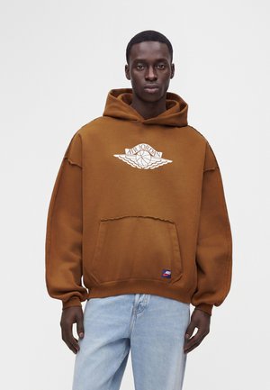 Jordan, WINGS - Φούτερ με κουκούλα - british tan/shadow brown