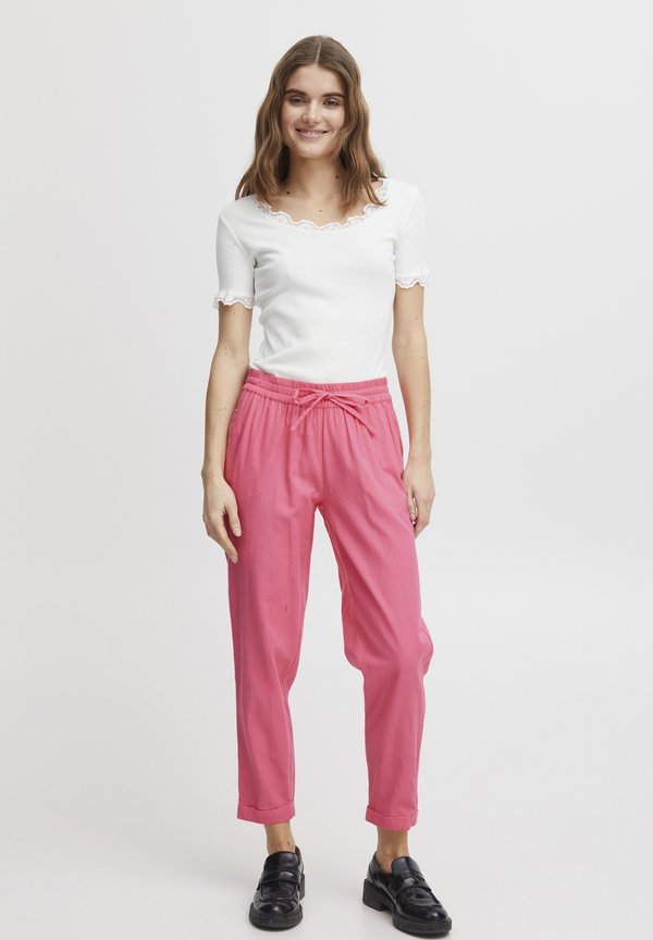 FRMADDIE - Trousers - camellia rose melange2