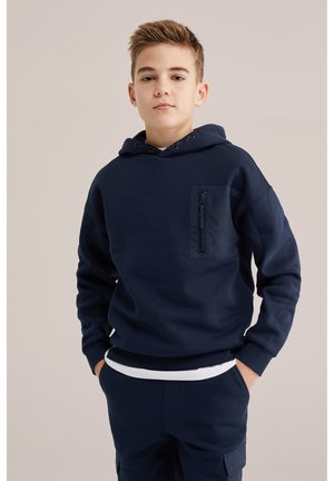 Pulover s kapuco - dark blue