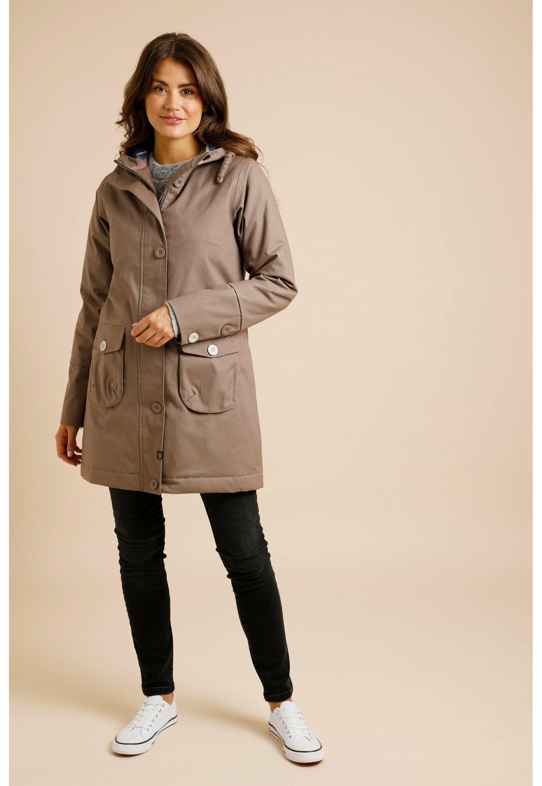 Weird Fish Parka - bronze/brown 