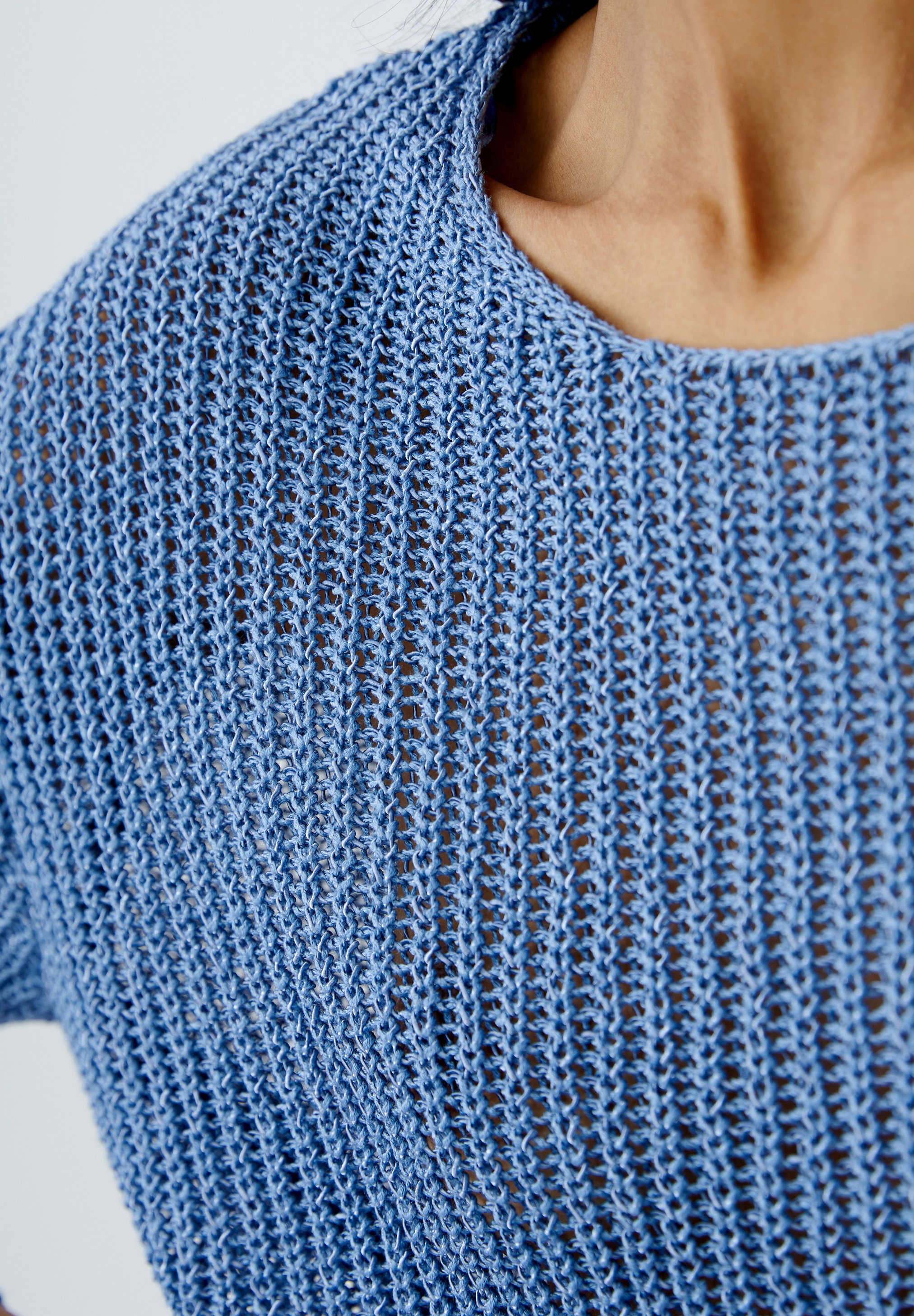Oui Jumper - ocean blue/blue - Zalando