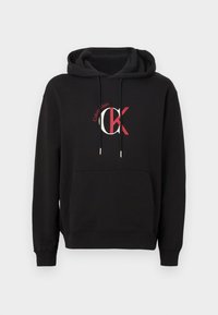 GRAPHIC HOODIE - Džemperis su gobtuvu - black