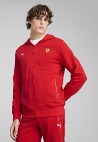 Puma - Zip-up sweatshirt - rosso corsa Thumbnail Image 1