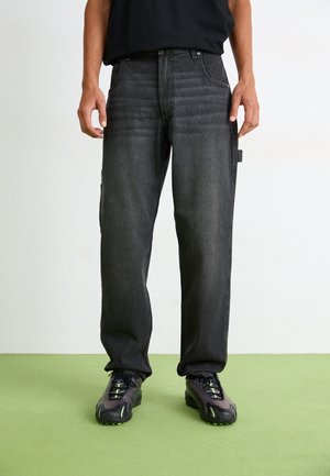 GARYVILLE - Stolarske traperice - black wash tinted