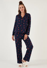 LELA REGULAR FIT - Pizsama szett - dark blue