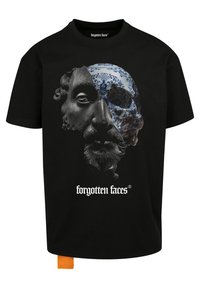 OVERSIZED - Potiskana majica - black