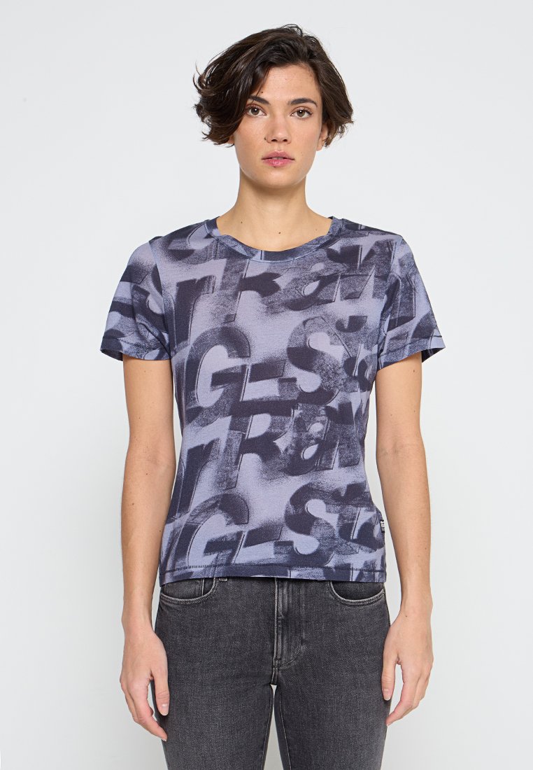 G-Star T-shirt print blauw G-Star T-shirt print blauw