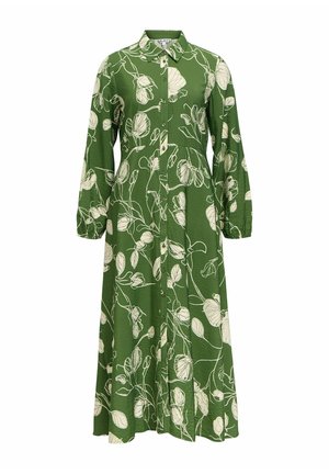 Object, MAXIKLEID PRINT - Robe longue - bronze green