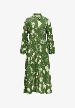 Object, MAXIKLEID PRINT - Vestido largo - bronze green