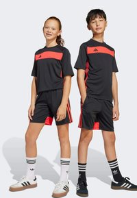 adidas Performance Sportske kratke hlače - black   lucid red