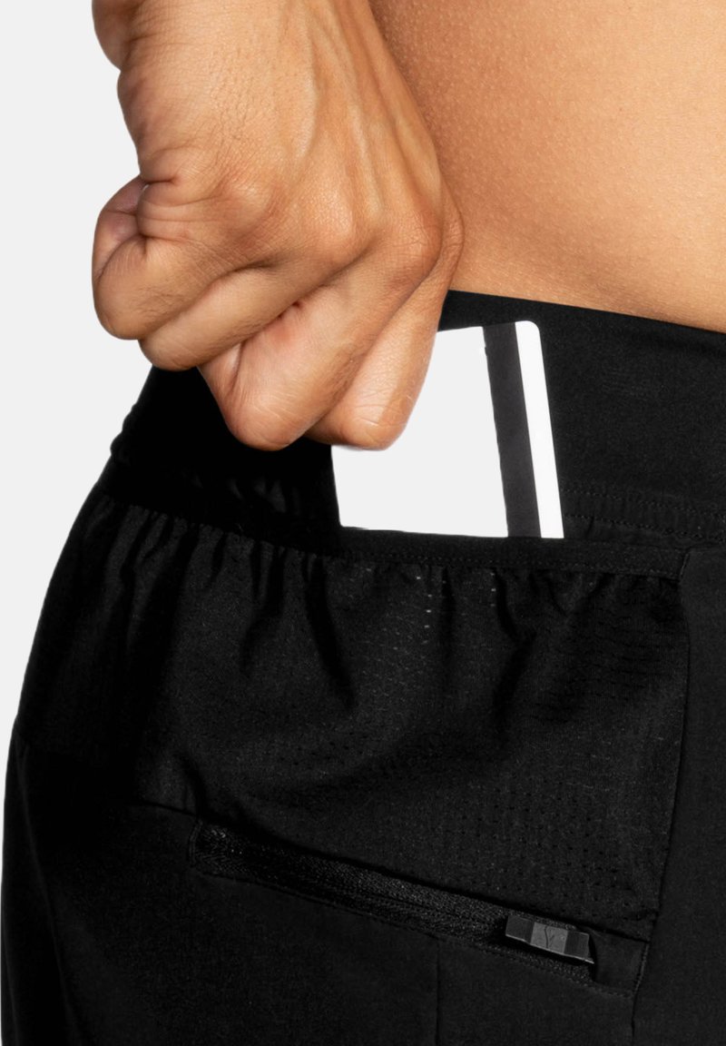 BERGRISAR Pantaloncini Running Uomo 2 In 1 - Shorts Sportivi Con Tasca Per Telefono, Ideali Per Corsa E Palestra - Foto 4