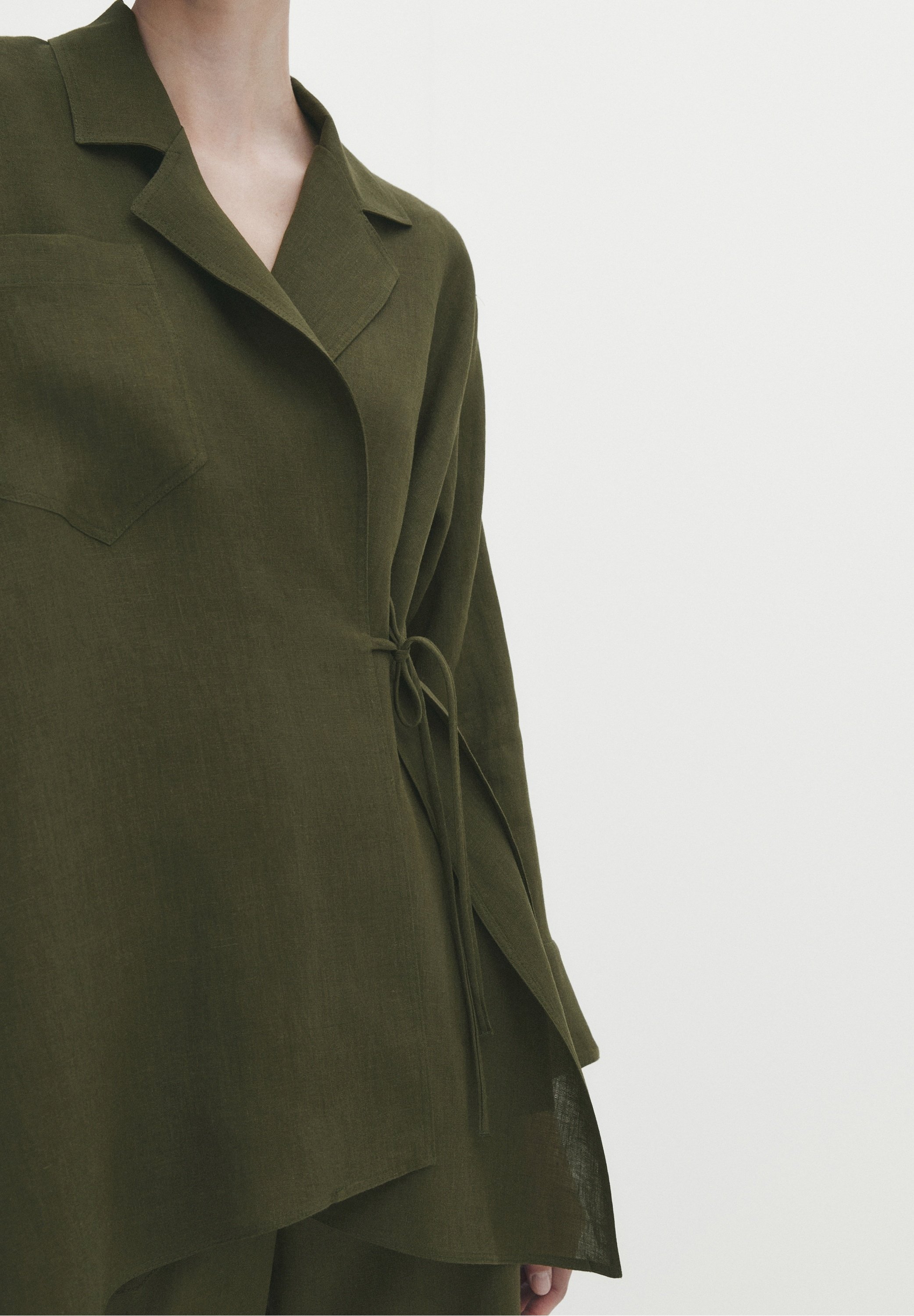 Massimo Dutti Short coat - green - (Pre-owned) - Zalando