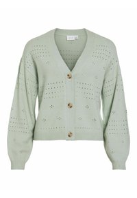 VIRIL V-NECK - Neuletakki - silt green