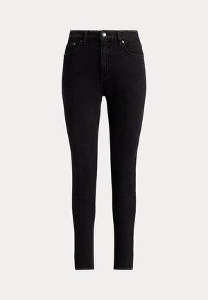 Lauren Ralph Lauren, HIGH RISE SKINNY JEAN - Дънки Skinny Fit - black wash