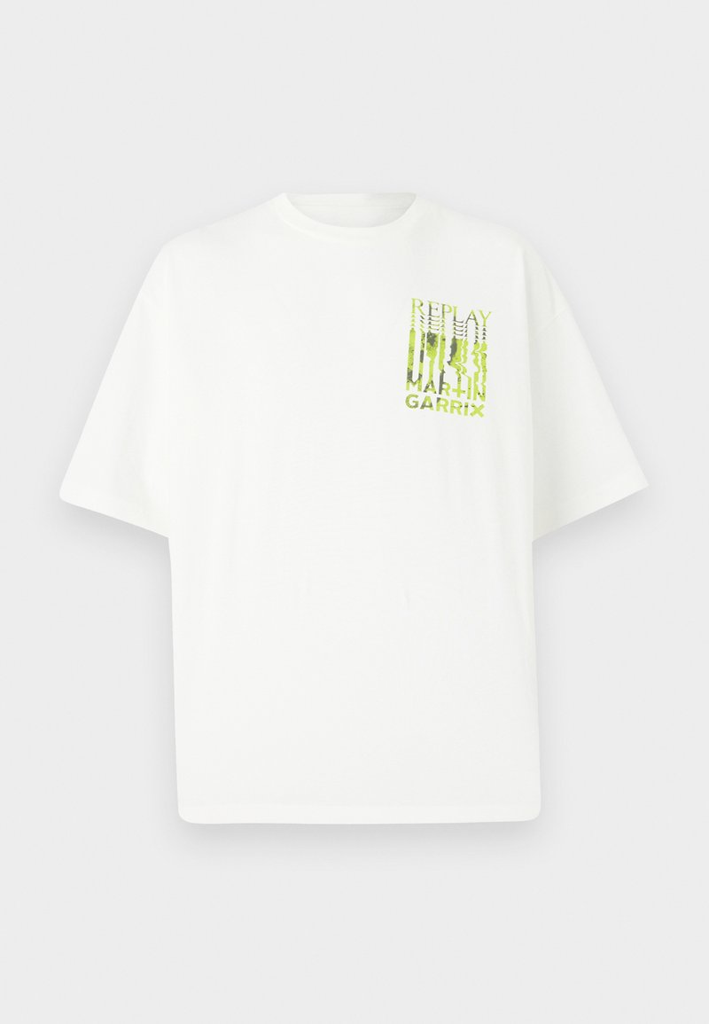 Replay T-shirt print crème