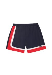 Fila Shorts da mare - black iris true red bright white