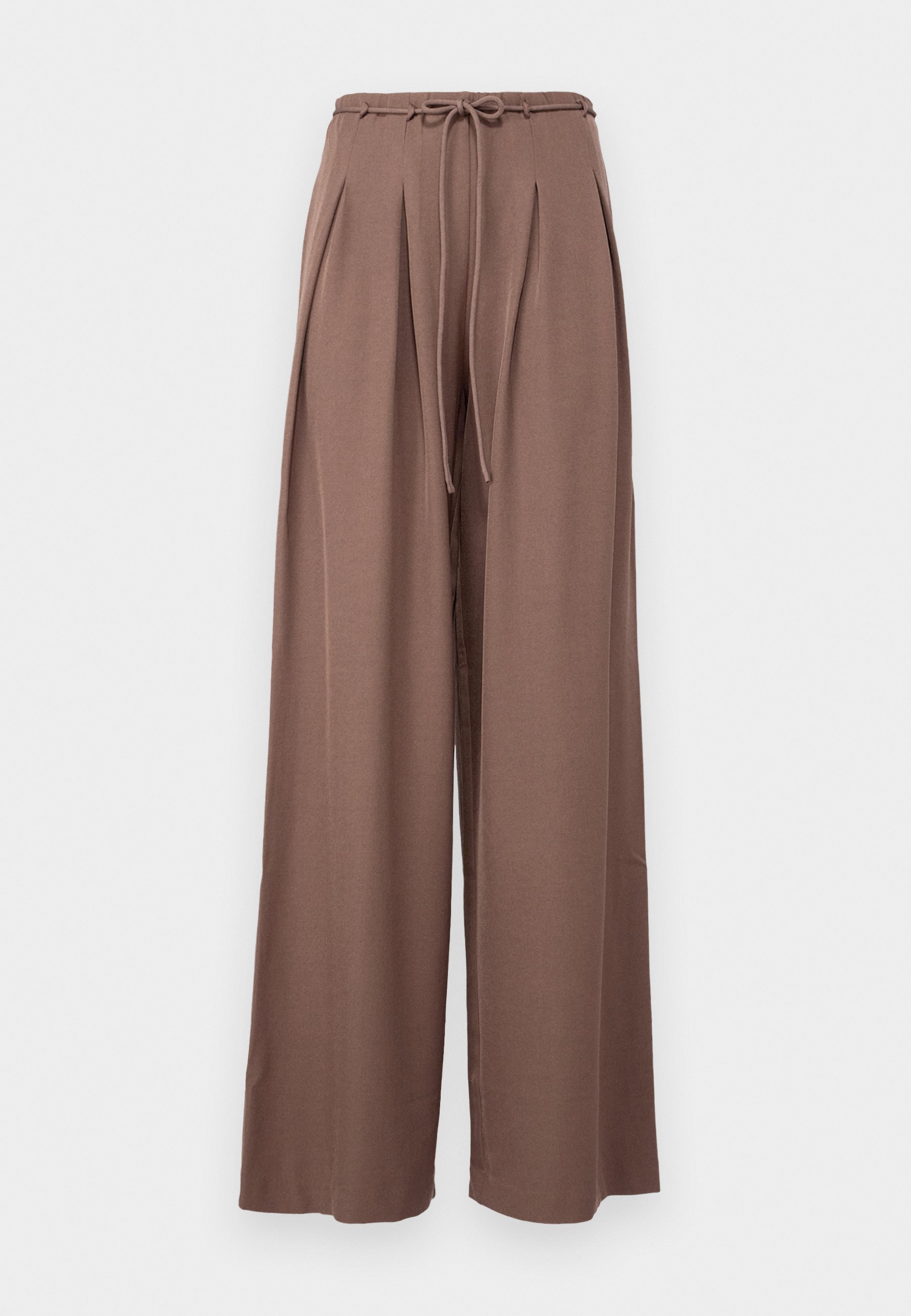 YAS Tall YASCAMMA PANT - Trousers - coffee quartz/brown