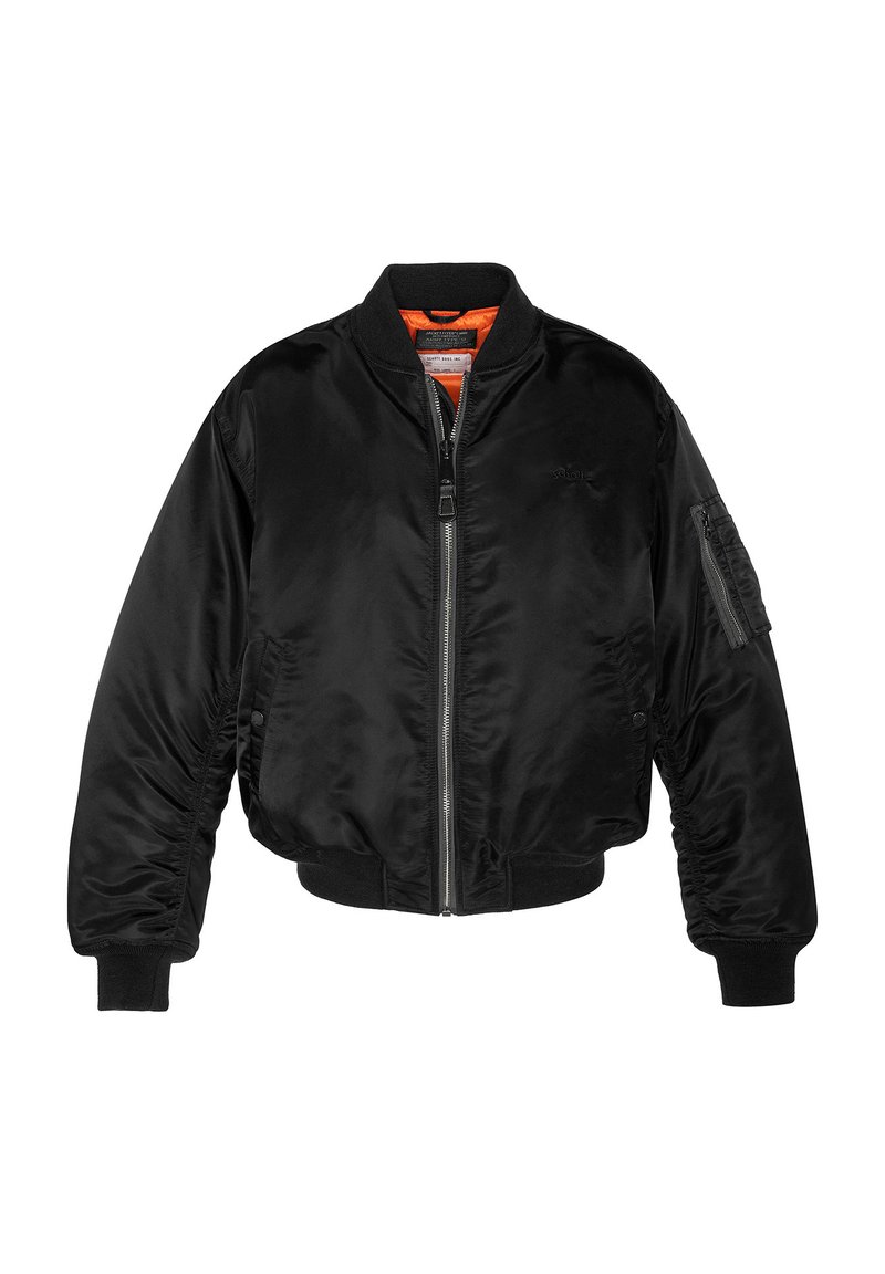 Schott Bomberjacks zwart