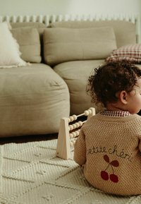 Next REGULAR FIT - Cardigan - tan brown cherry embroidered
