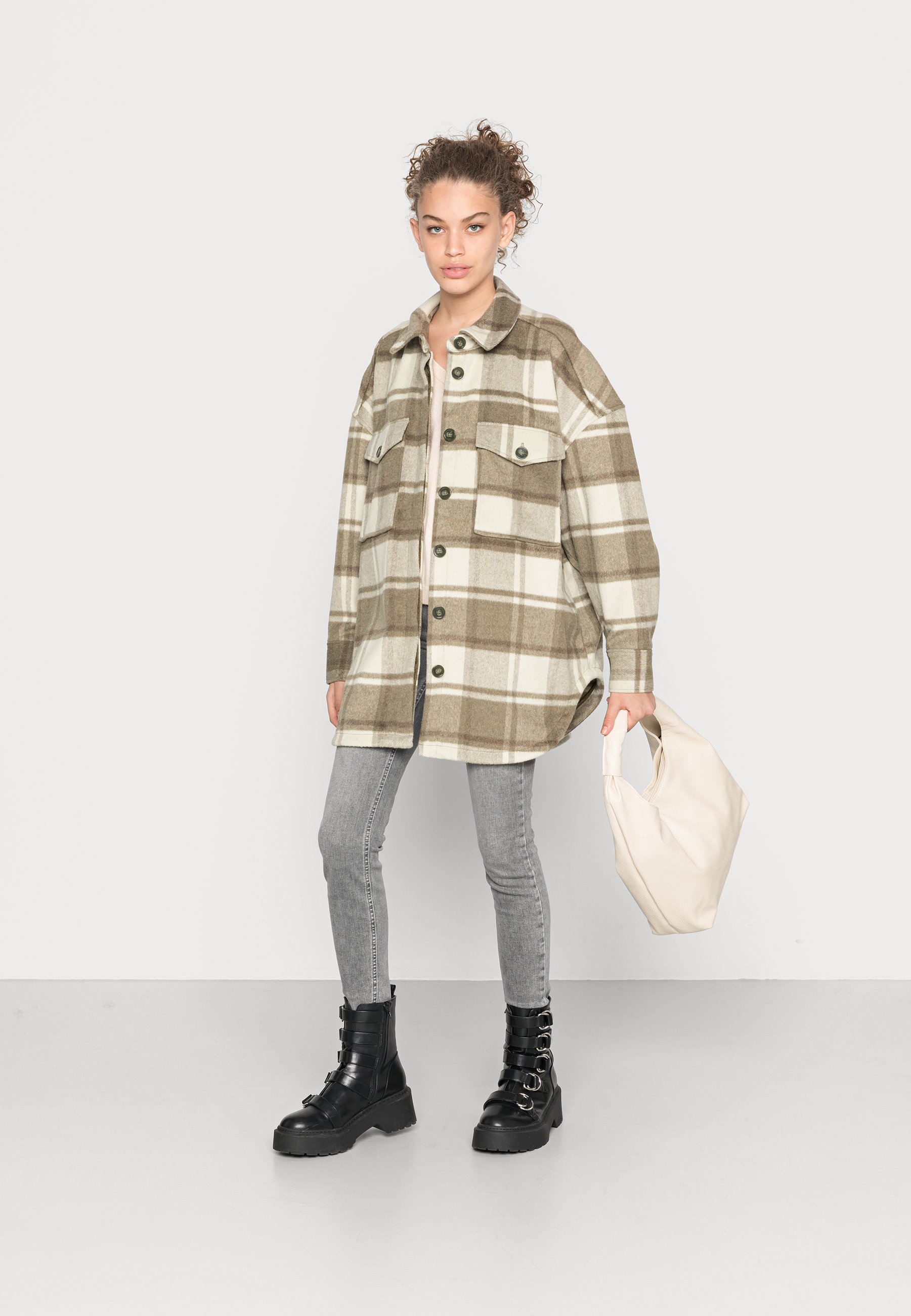 david jones faux fur coat