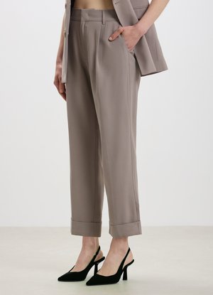 Calliope CLASSICO TINTA UNITA - Pantaloni - marrone