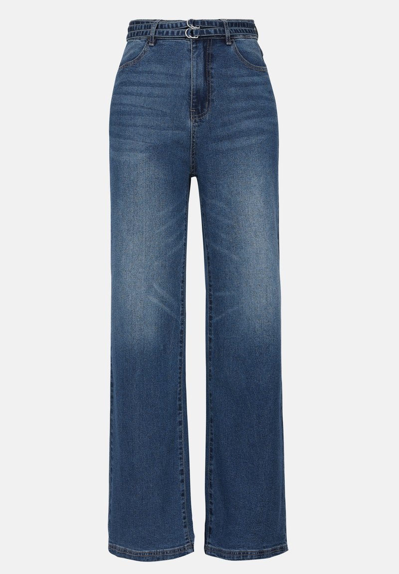 Even&Odd Flared Jeans blauw denim/bluedenim