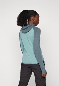 ODLO MID LAYER HOODY FULL ZIP ASCENT - Giacca outdoor - arctic/dark slate