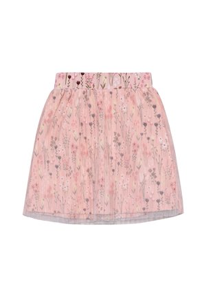 ALL OVER PRINT - Falda acampanada - silver pink
