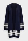 TWO TONE CARDIGAN - Cardigan - refined navy/white