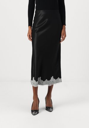 Bruuns Bazaar BERRIES JOANEL SKIRT - Maxi skirt - black