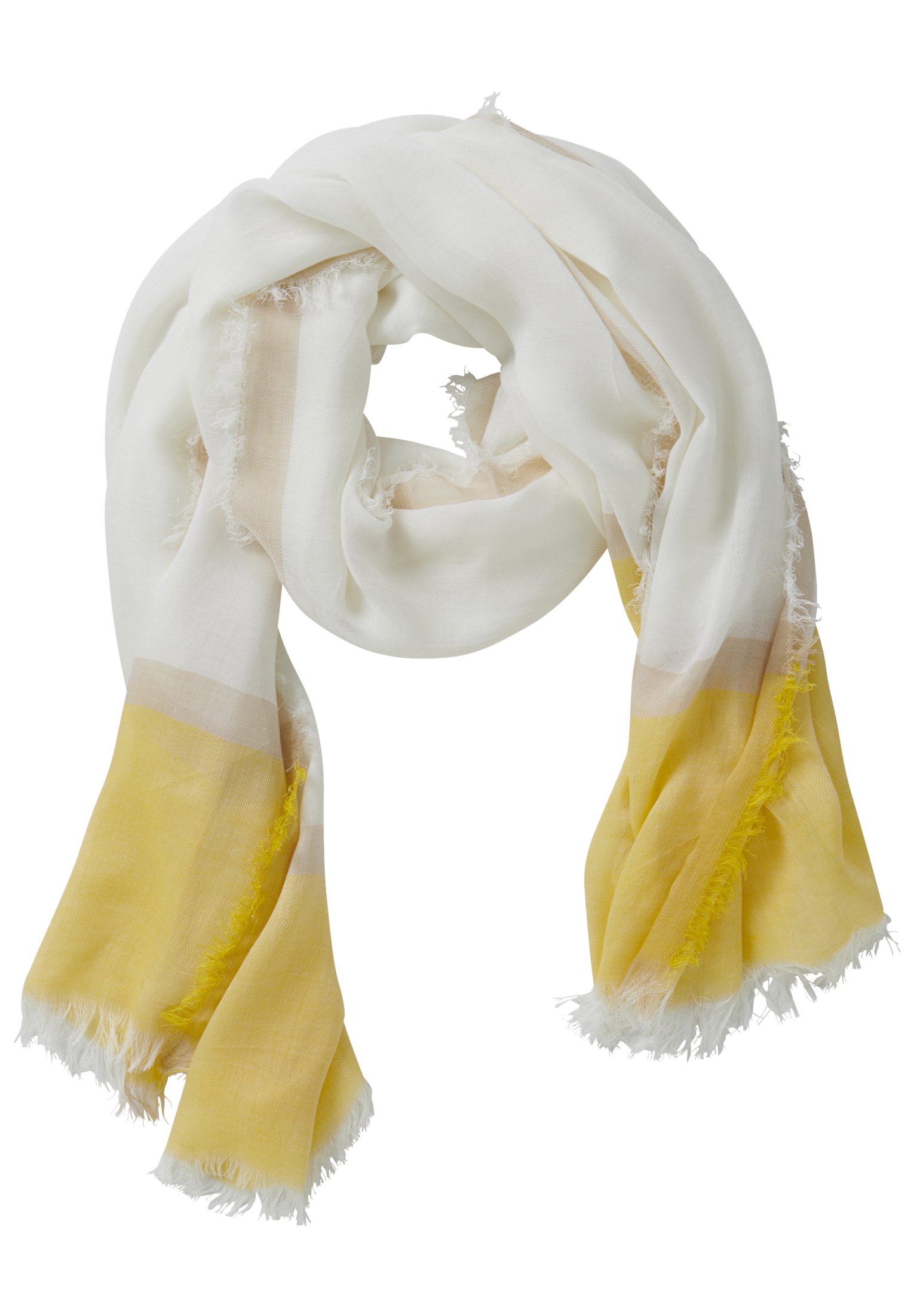 Cartoon Sjaal - white yellow/wit - Zalando.nl