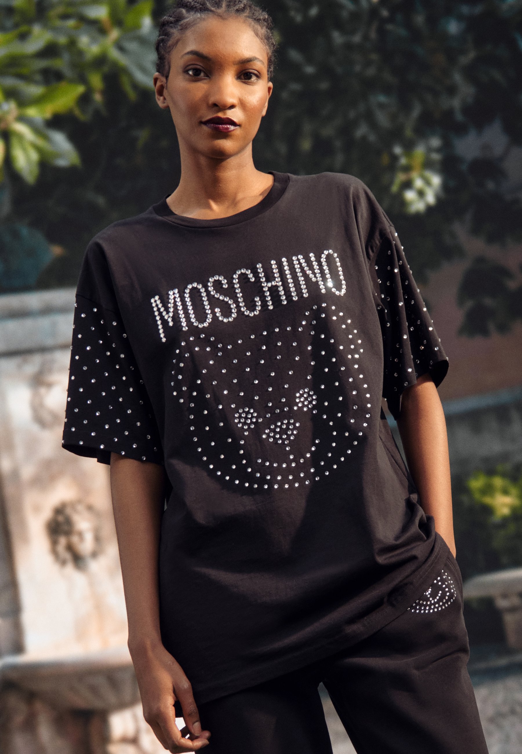 moschino teddy bear t shirt