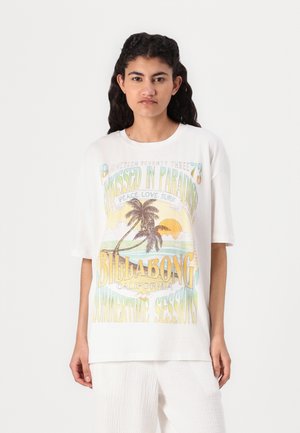SUNSET MINDSET TEE - Print T-shirt - salt crystal