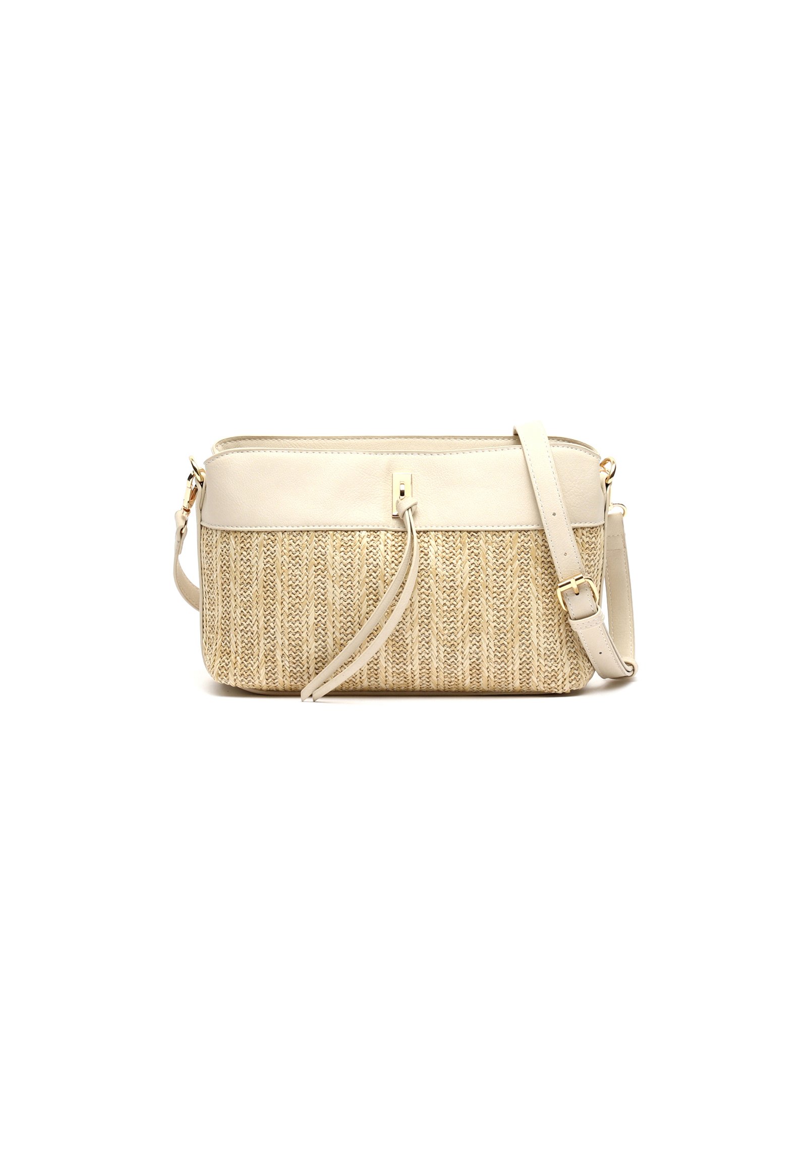 Sac à Main Misha Barton - Beige Bandoulière Réglable - Taille Moyenne - Occasion Excellent état