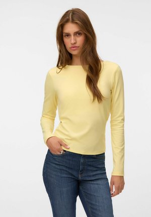 Vero Moda, TOP VMLIVA TOP - T-shirt à manches longues - pale banana