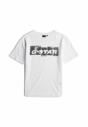 SHORT SLEEVE BOXY - T-shirt imprimé - white