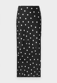 VIELLETTE MIDI SKIRT - Ozko oprijeto krilo - black